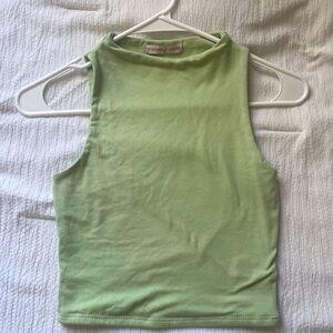 Green sleeveless top